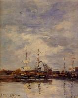 Boudin, Eugene - Deauville Harbor